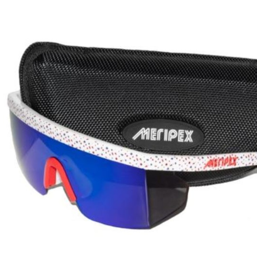 Unisex Retro Vintage Mirrored Sunglasses White